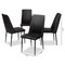 Baxton Studio Chandelle Modern Black Faux Leather Upholstered Dining Chair 146-8792 - alternate 4